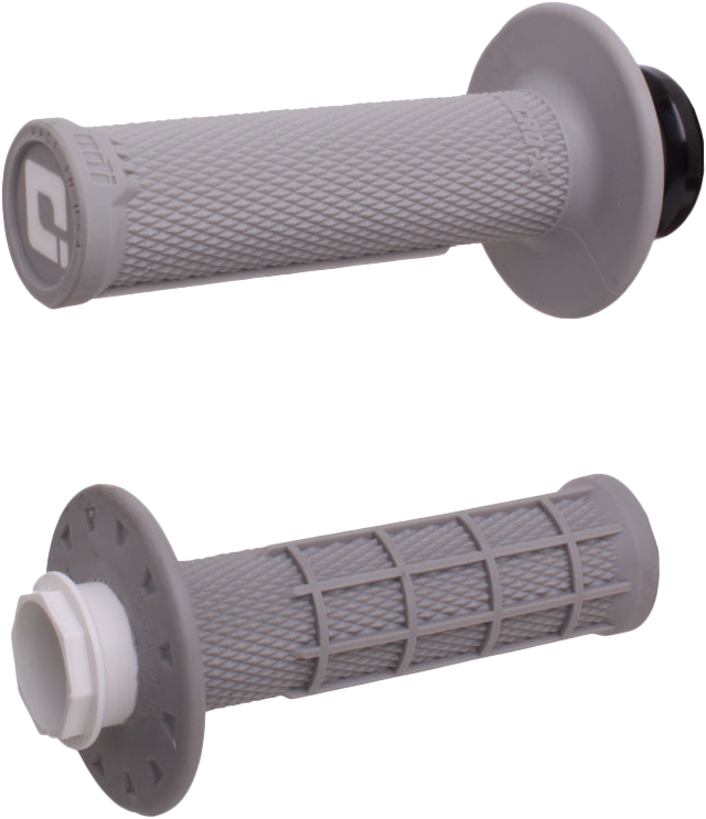 Micro X Lock On Grips Half Waffle Grey/Black (Soft)