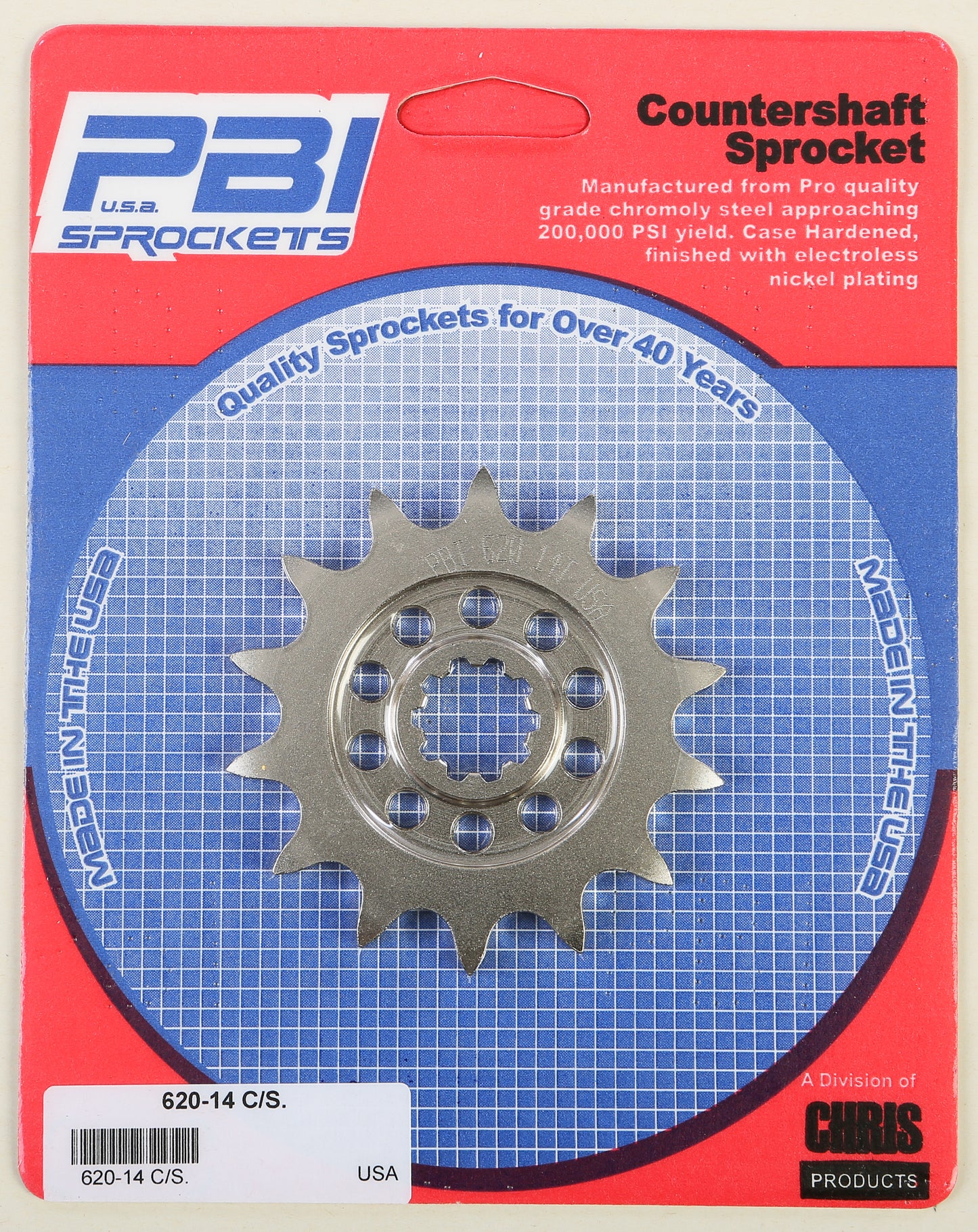 Front Cs Sprocket Steel 14t 520 Kaw/Suz