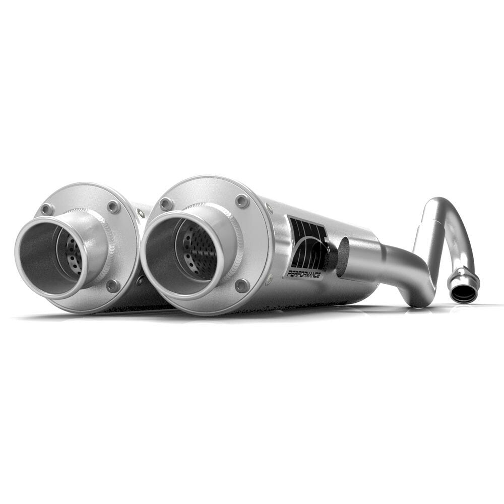 Perf Side By Side Exhaust 3/4 Sys Brushed Outer Mount