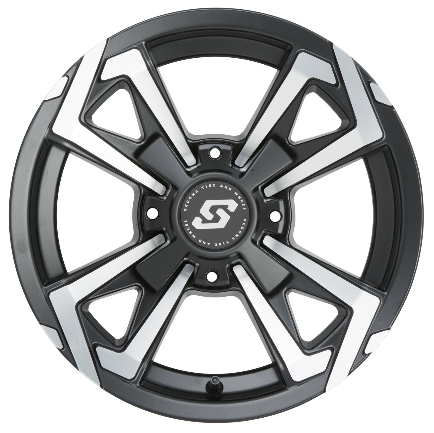 Riot Wheel 14x7 4/110 5+2 (+10mm) Blk/Machined