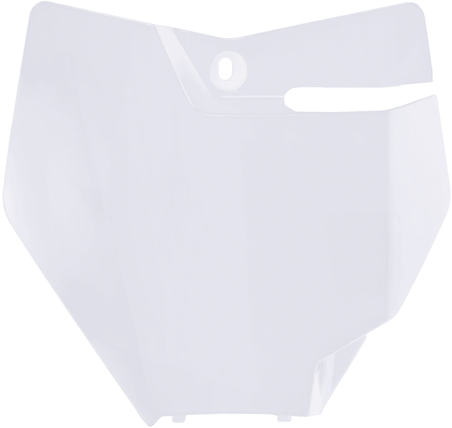 Front Number Plate White