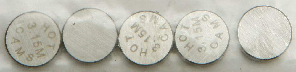 Valve Shims 9.48x3.15mm 5/Pk
