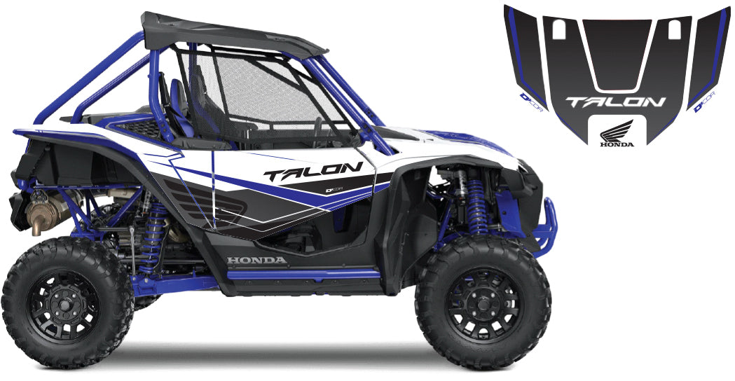 Graphics Kit Hon White/Blue