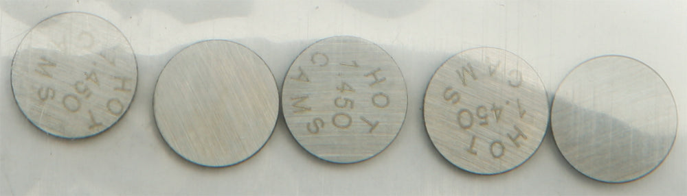 Valve Shims 9.48x1.45mm 5/Pk