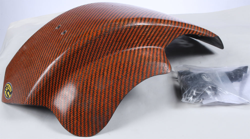Skid Plate Carbon Fiber Orange