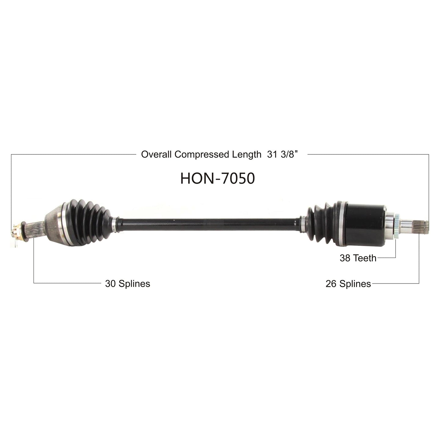 Oe 2.0 Axle Front Hon