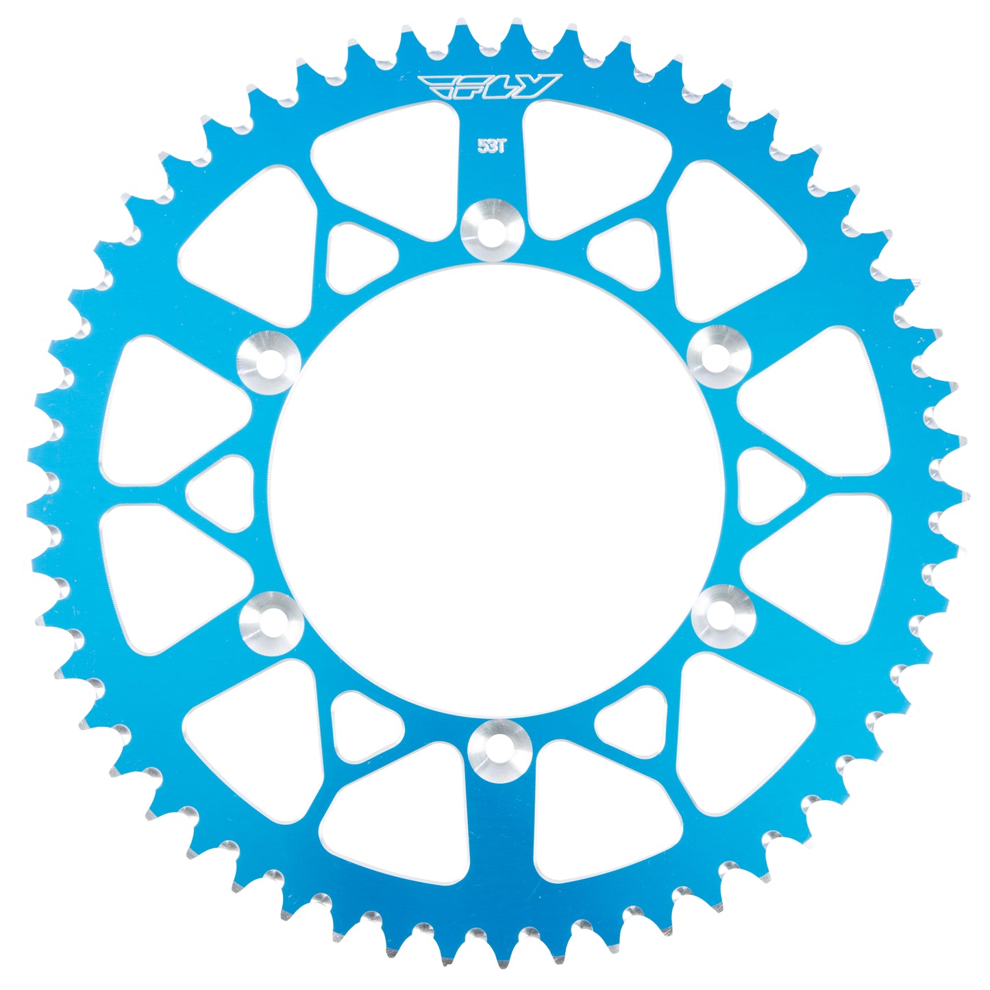 Rear Sprocket Aluminum 53t 520 Blu Hon/Yam