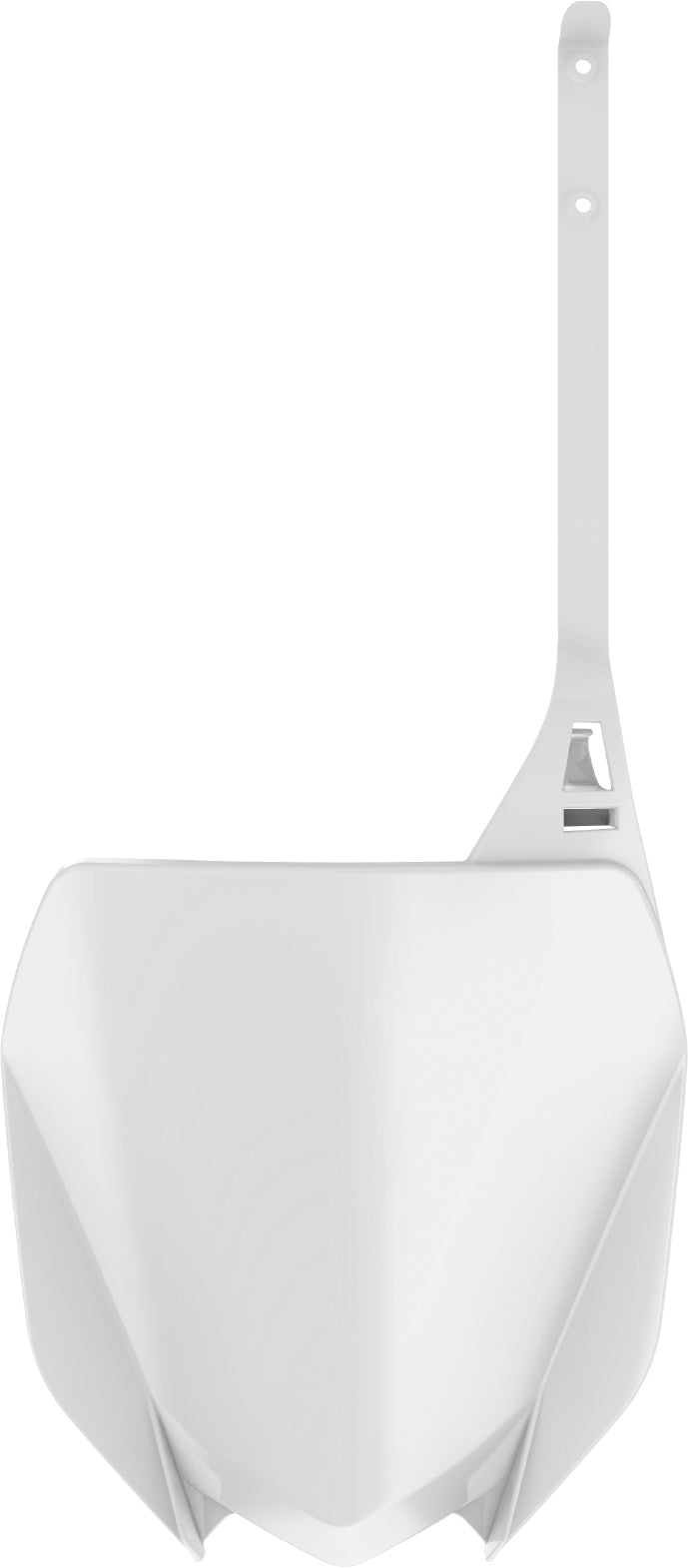 Front Number Plate White