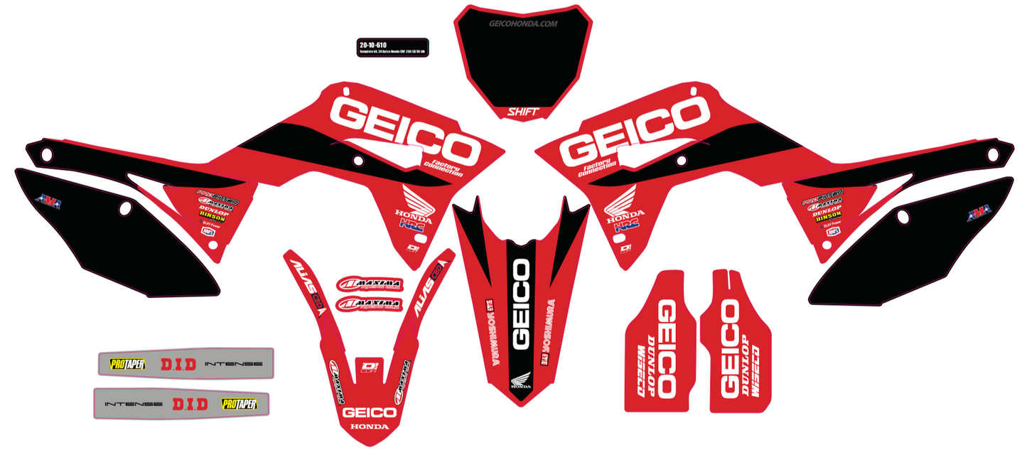 Complete Kit 20 Star Yam Yz 65 (18 20)blk Bg