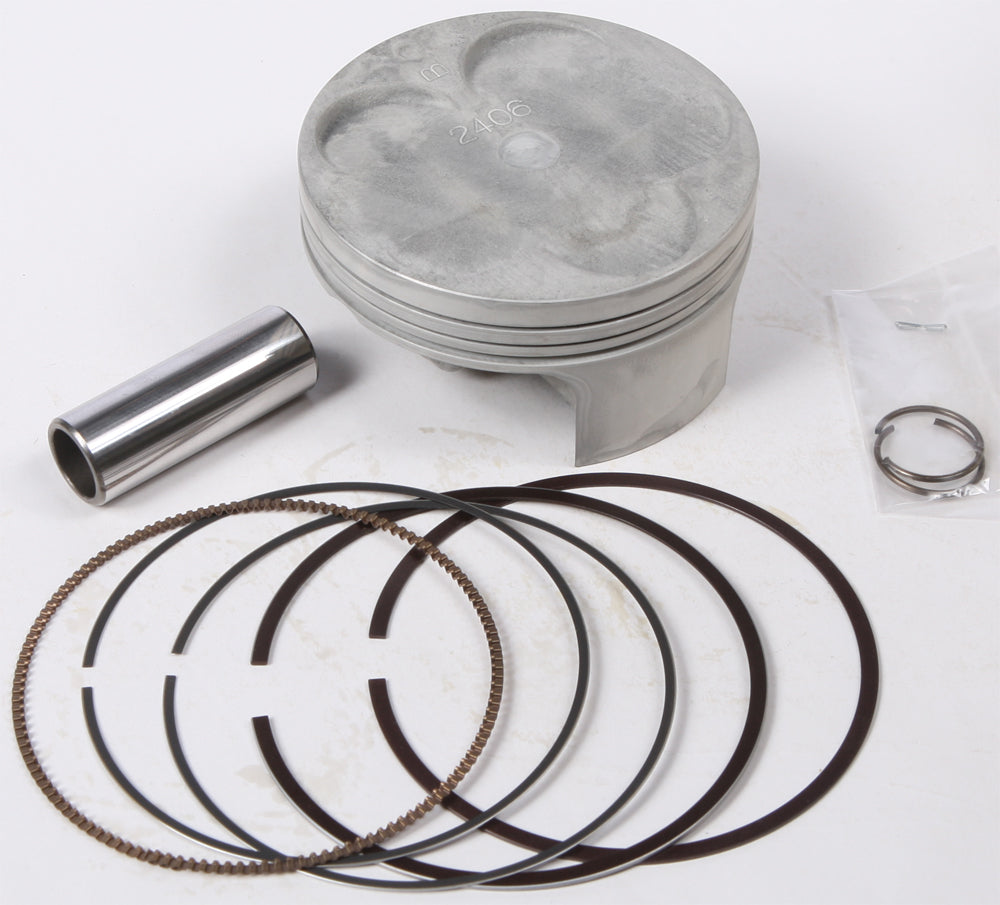 Piston Kit Forged Nikasil Cyl 76.96/Std 12.5:1 Gas/Yam