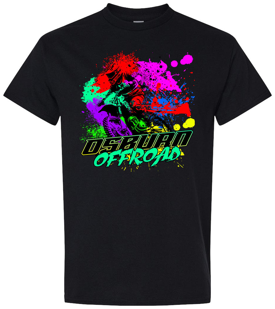 Osburn Offroad Bike Splatter Tee