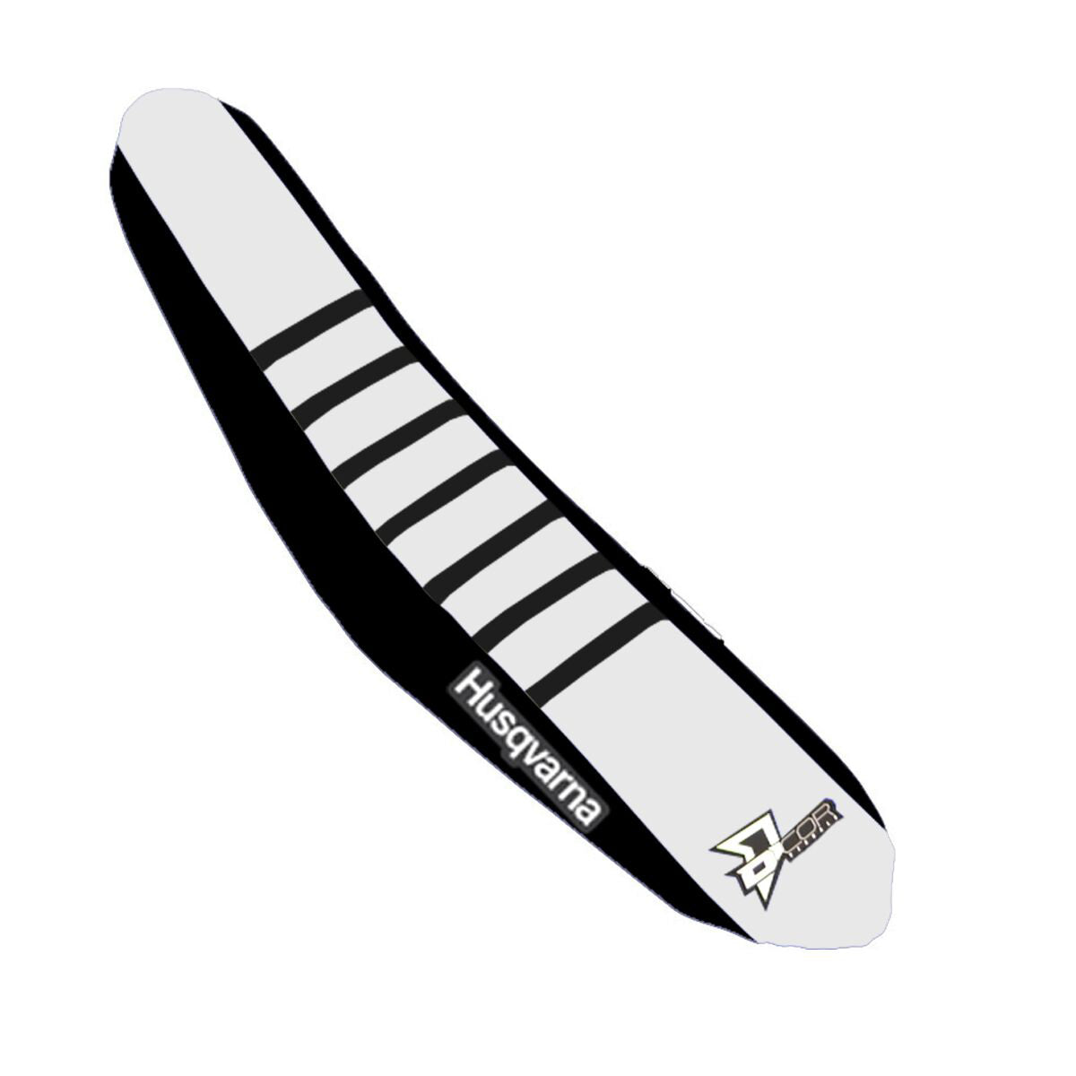 Seat Cover Black/White Black Ribs Tc/Fc125 450
