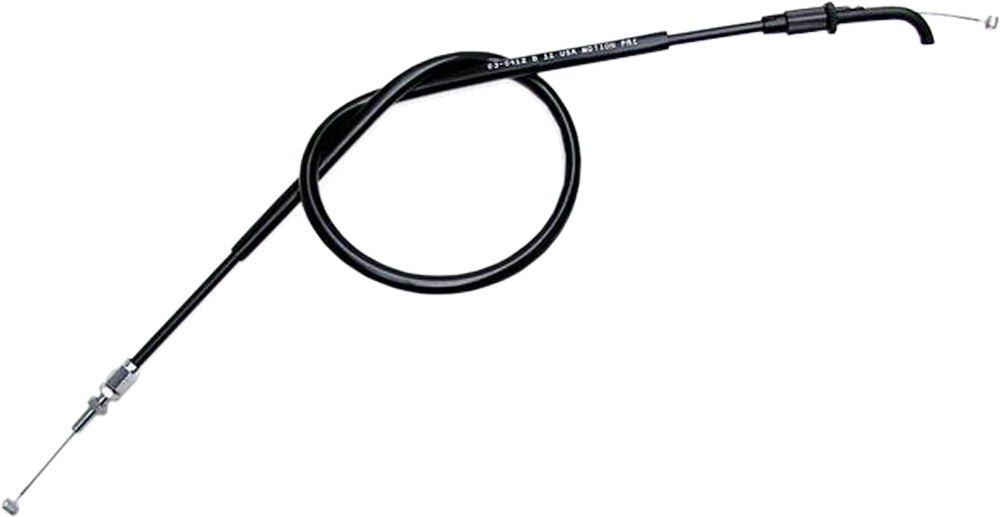 Black Vinyl Throttle Pull Cable