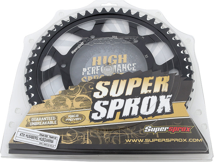 Rear Sprocket Aluminum 52t 520 Blk Hus/Husq/Ktm