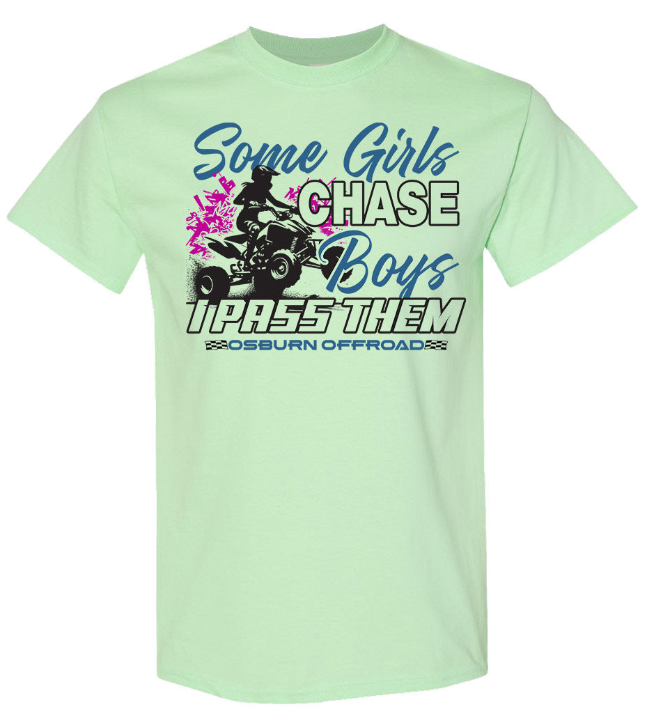 Osburn Offroad Chase Boys Mint Green Tee