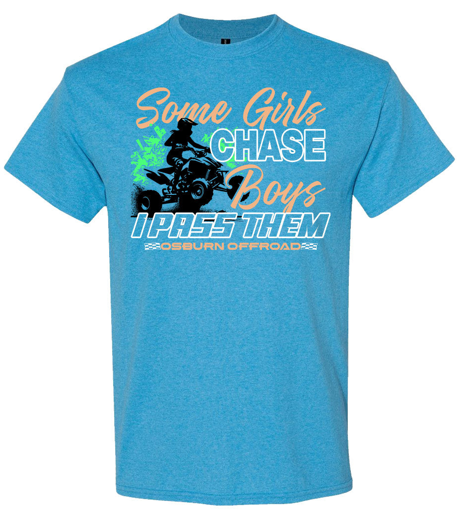 Osburn Offroad Chase Boys Heather Sapphire Tee