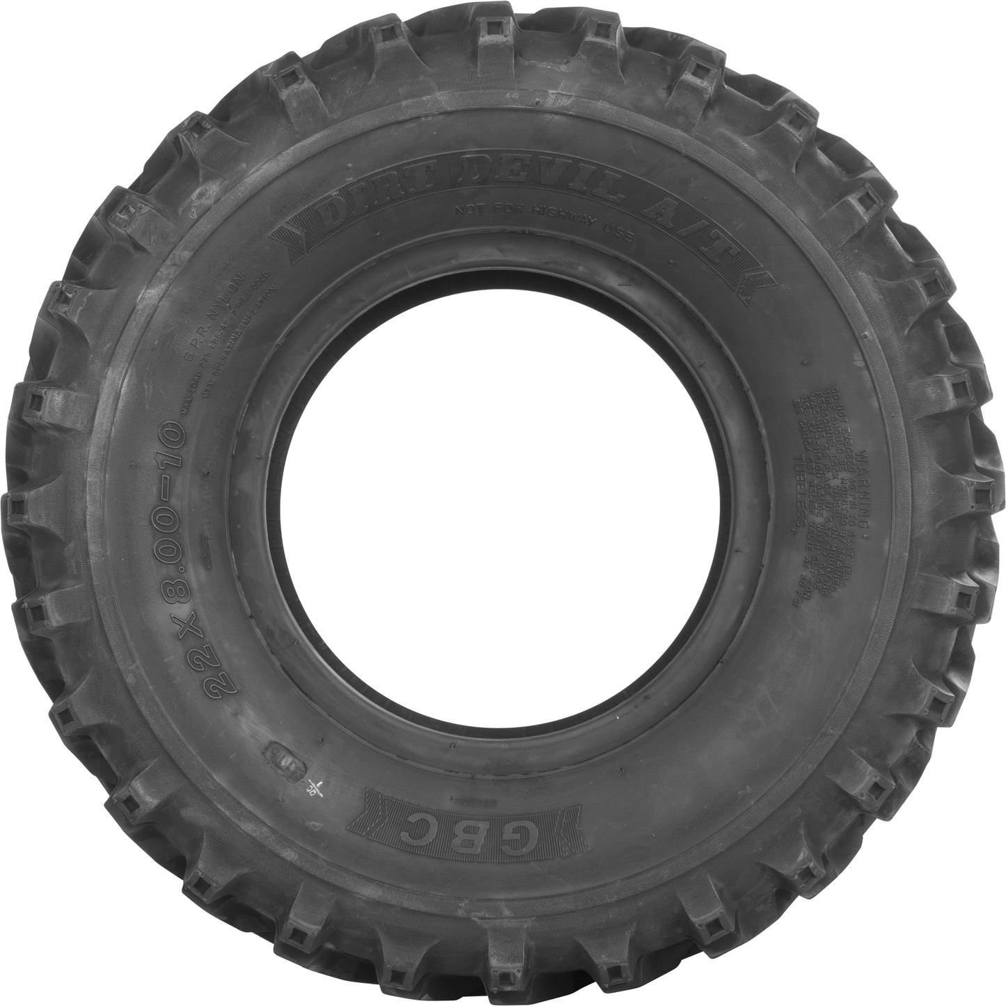Tire Dirt Devil X/T F/R 28x10 12 Bias Lr 450lbs