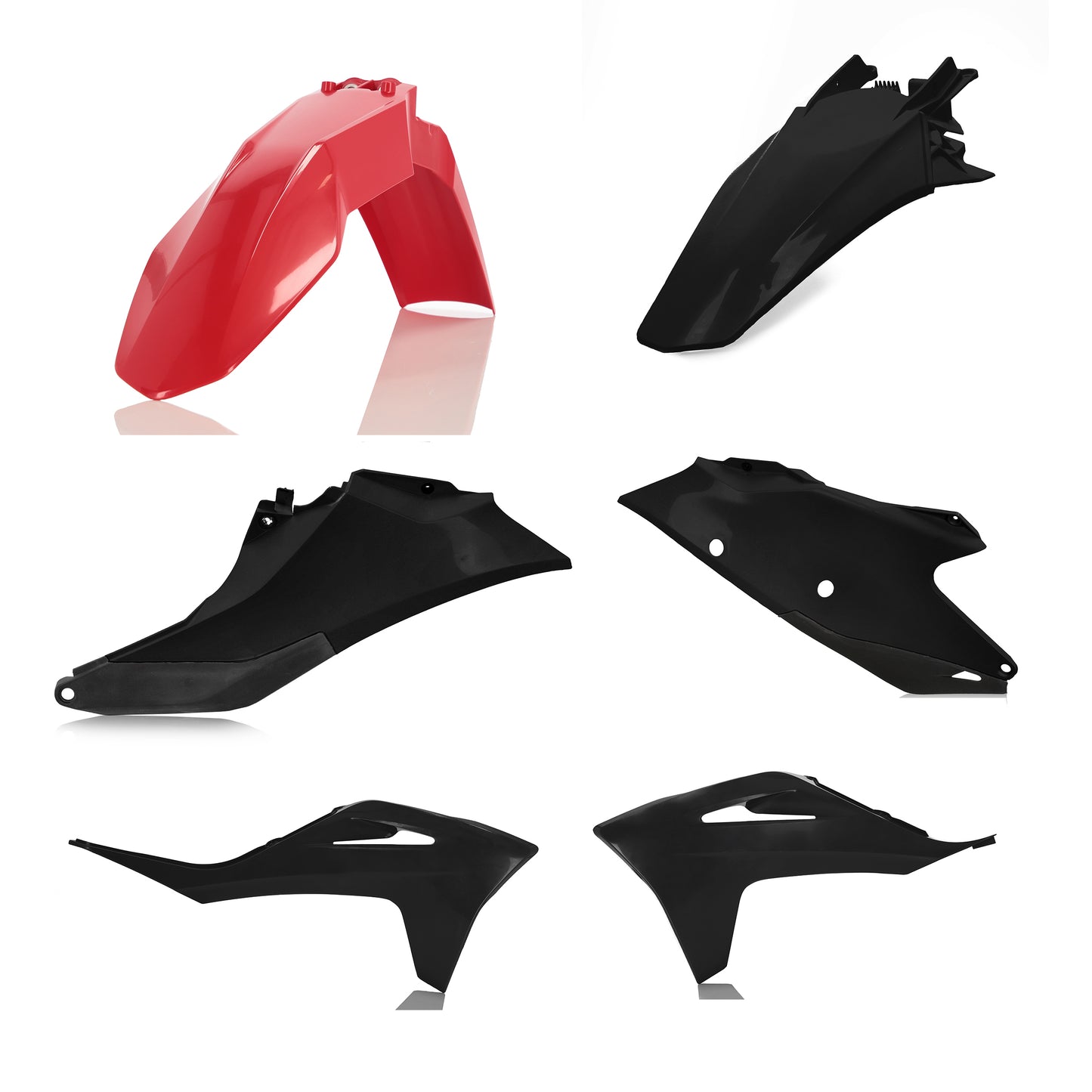 Plastic Kit Gas Red/Black