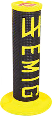 Emig V2 Lock On Grips 2 Stroke (Black/Yellow)