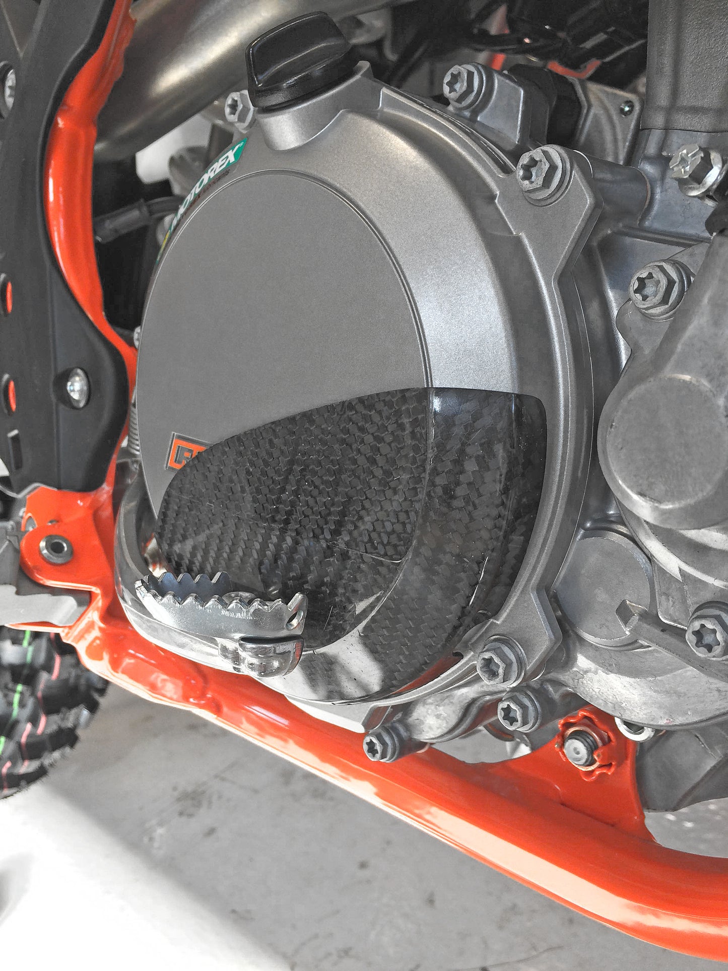 Carbon Fiber Clutch Cover Ktm 250/350
