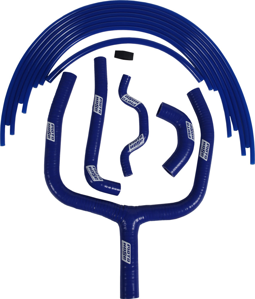 Silicone Y Hose Kit (Blue)