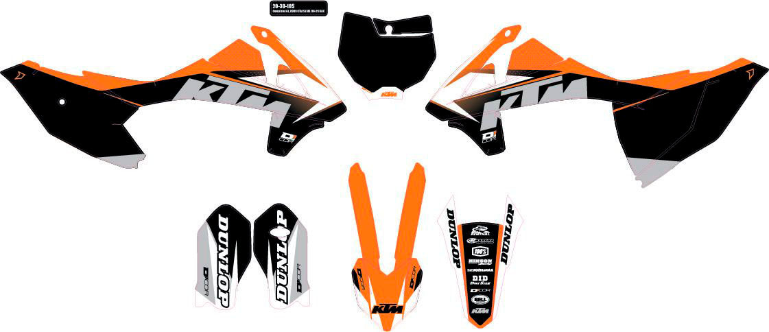 Complete Kit Cor9 Black Bag Ktm