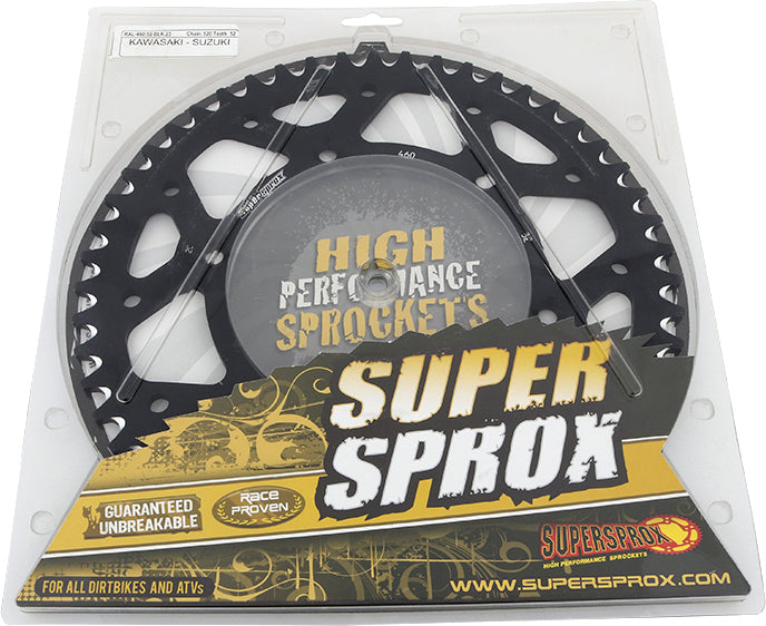 Rear Sprocket Aluminum 52t 520 Blk Kaw