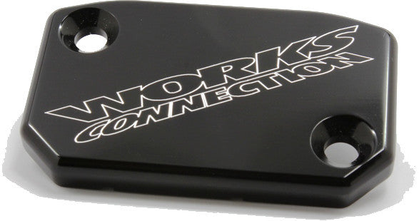 Billet Front Brake Cover Blk Husky