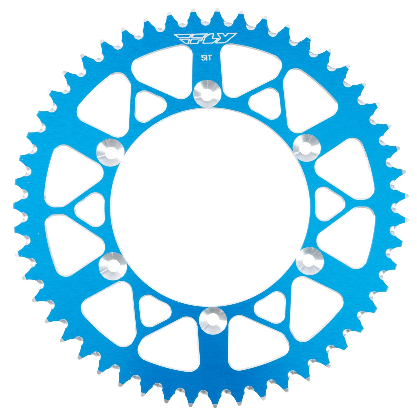 Rear Sprocket Aluminum 51t 520 Blu Hon/Yam
