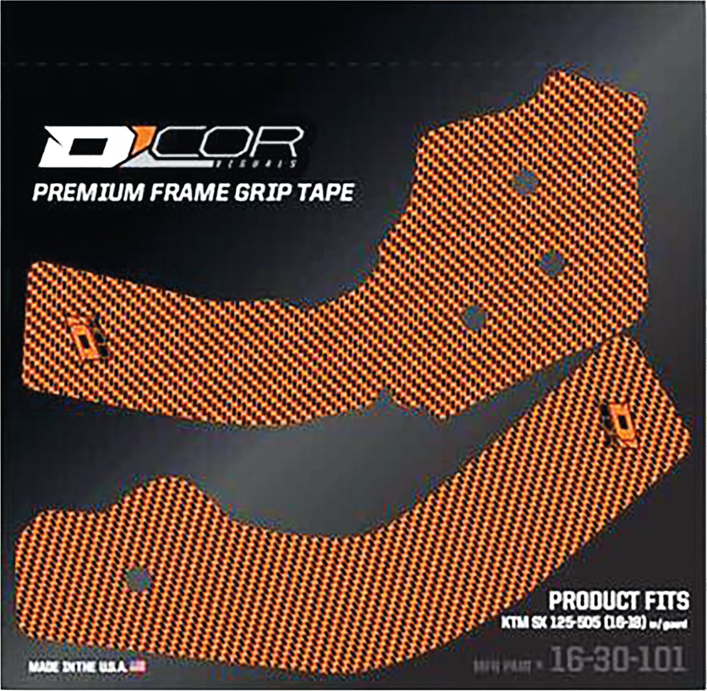 Frame Grip Guard Decal Orange
