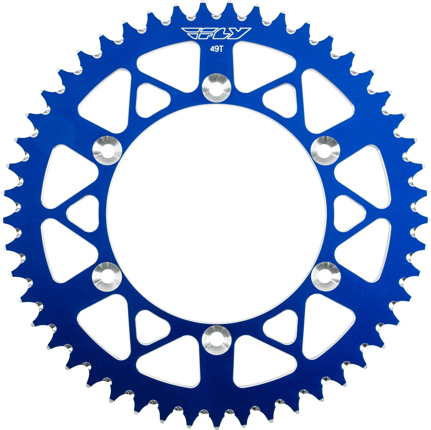 Rear Sprocket Aluminum 49t 520 Blu Hon/Yam