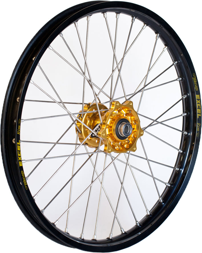 Front Wheel 1.60 X 21 Gold Hub Black Rim