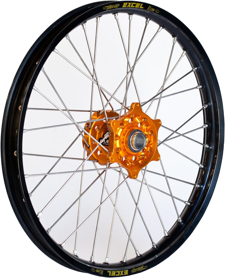 Front Wheel 1.40 X 17 Orange Hub Black Rim