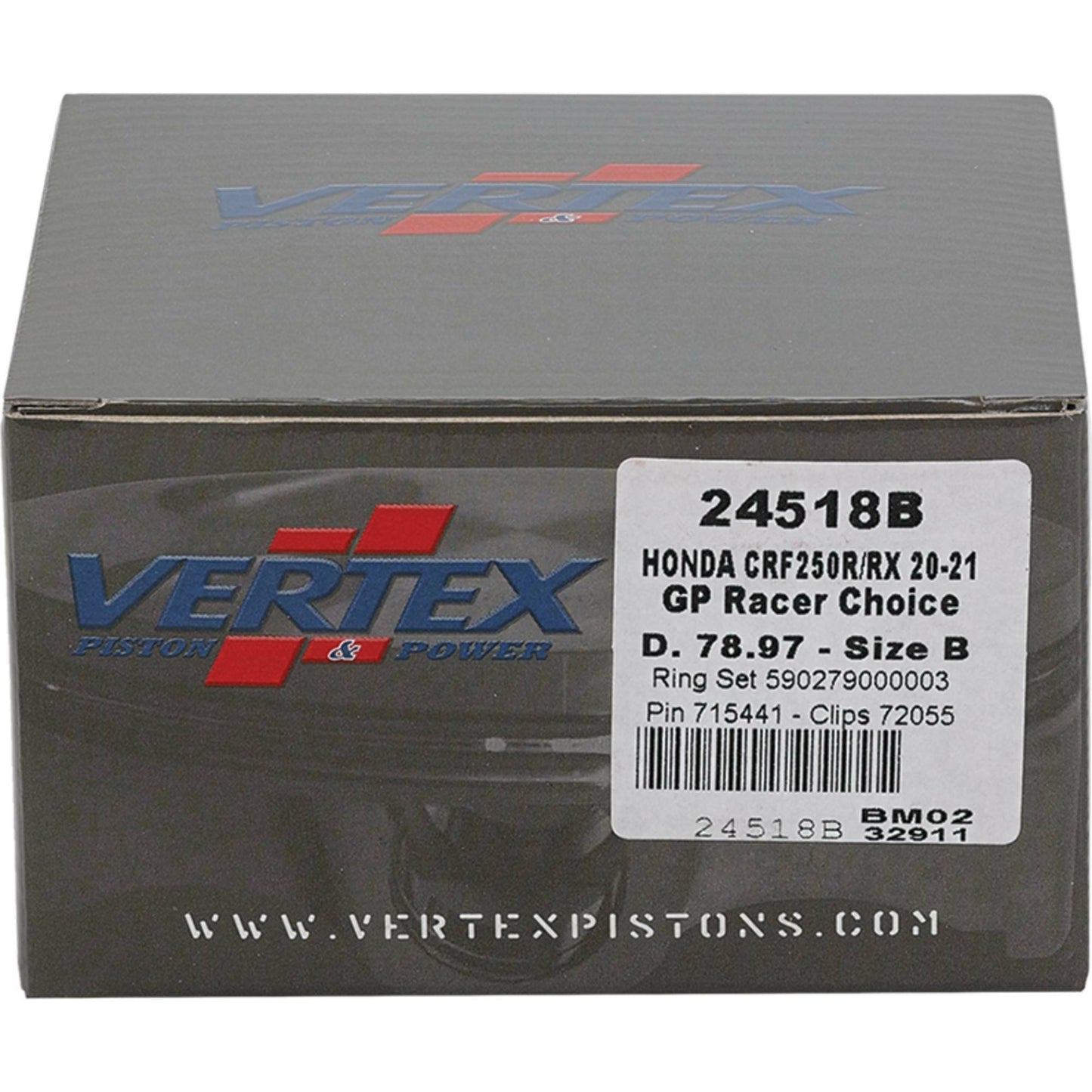 Piston Kit Gp Rc Forged 78.97/Std 14.1:1 Hon