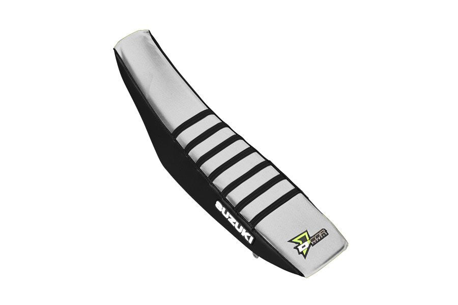 Seat Cover Black/White Black Ribs Rmz250/450