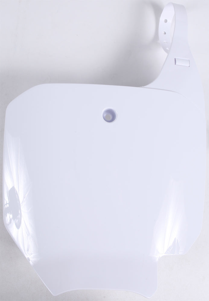 Front Number Plate White