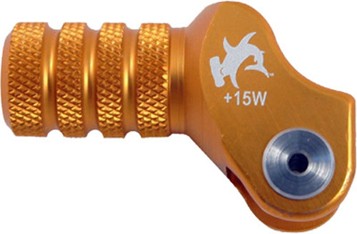 Billet Shift Lever Offset Tip Orange +15mm