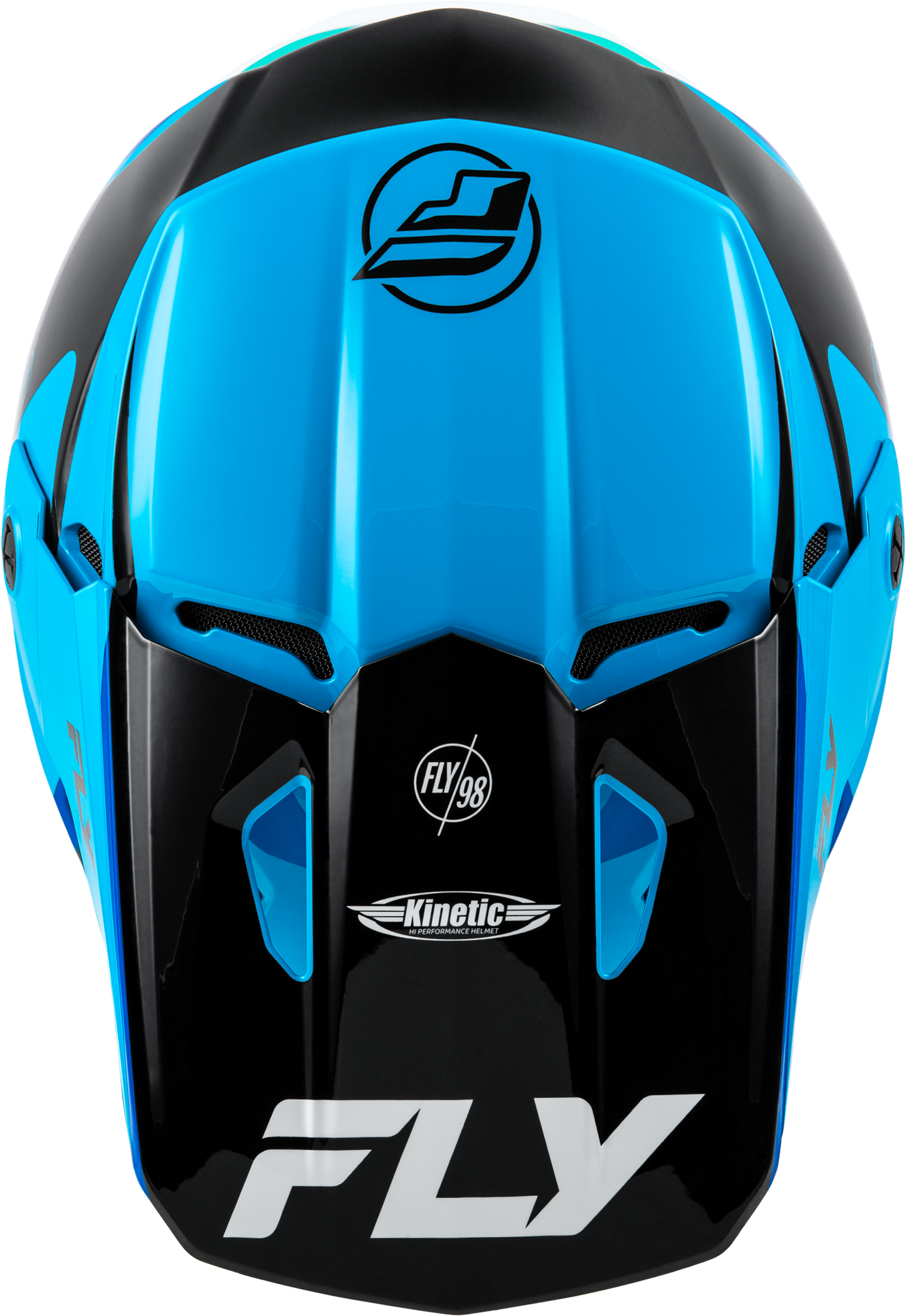 Kinetic Rally Helmet Blue/Black/White Lg