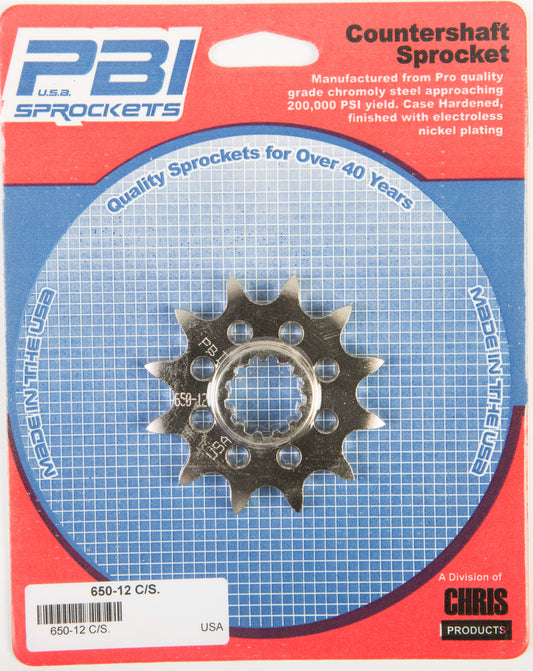 Front Cs Sprocket Steel 12t 520 Kaw/Suz