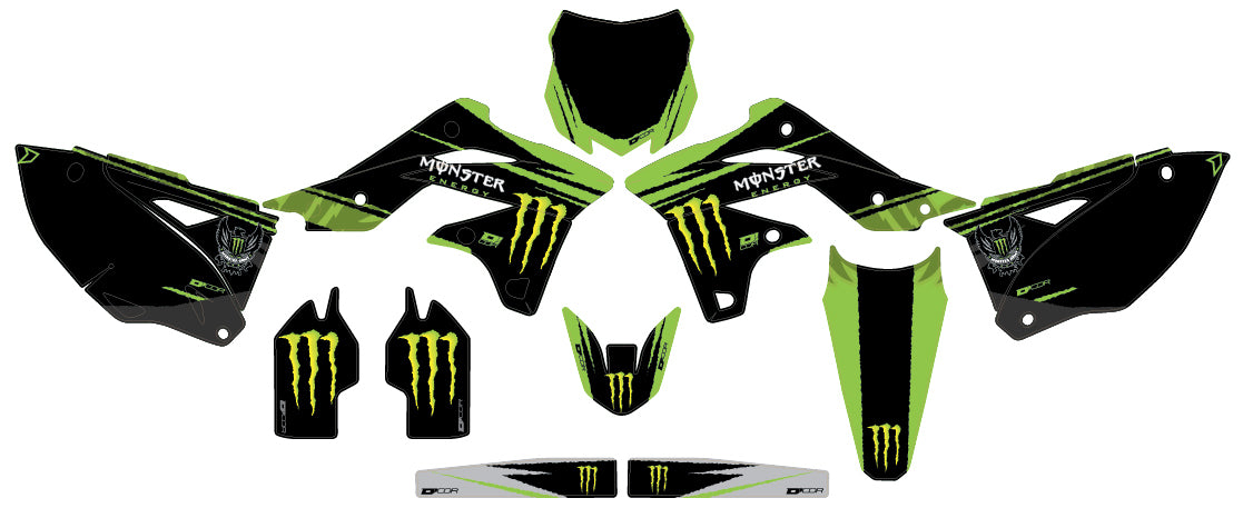 Monster Energy Kxf 250 '13 16 Complete Graphic Kit