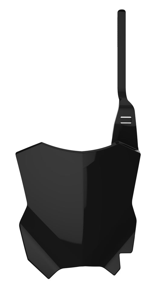 Front Number Plate Black