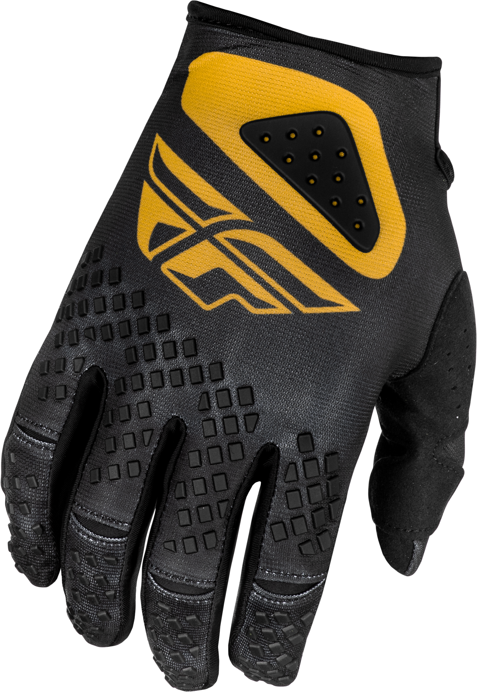 Youth Kinetic Center Gloves Black/Gold Yl