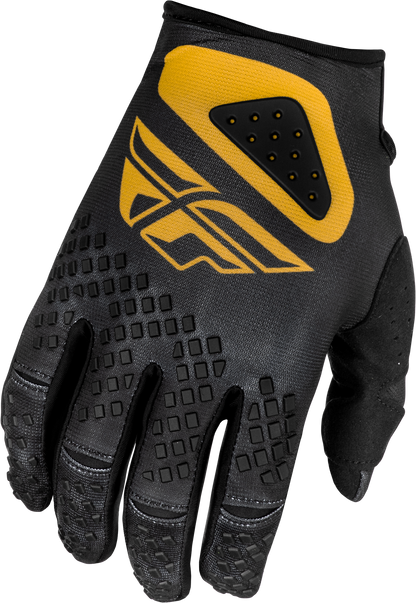 Youth Kinetic Center Gloves Black/Gold Ys