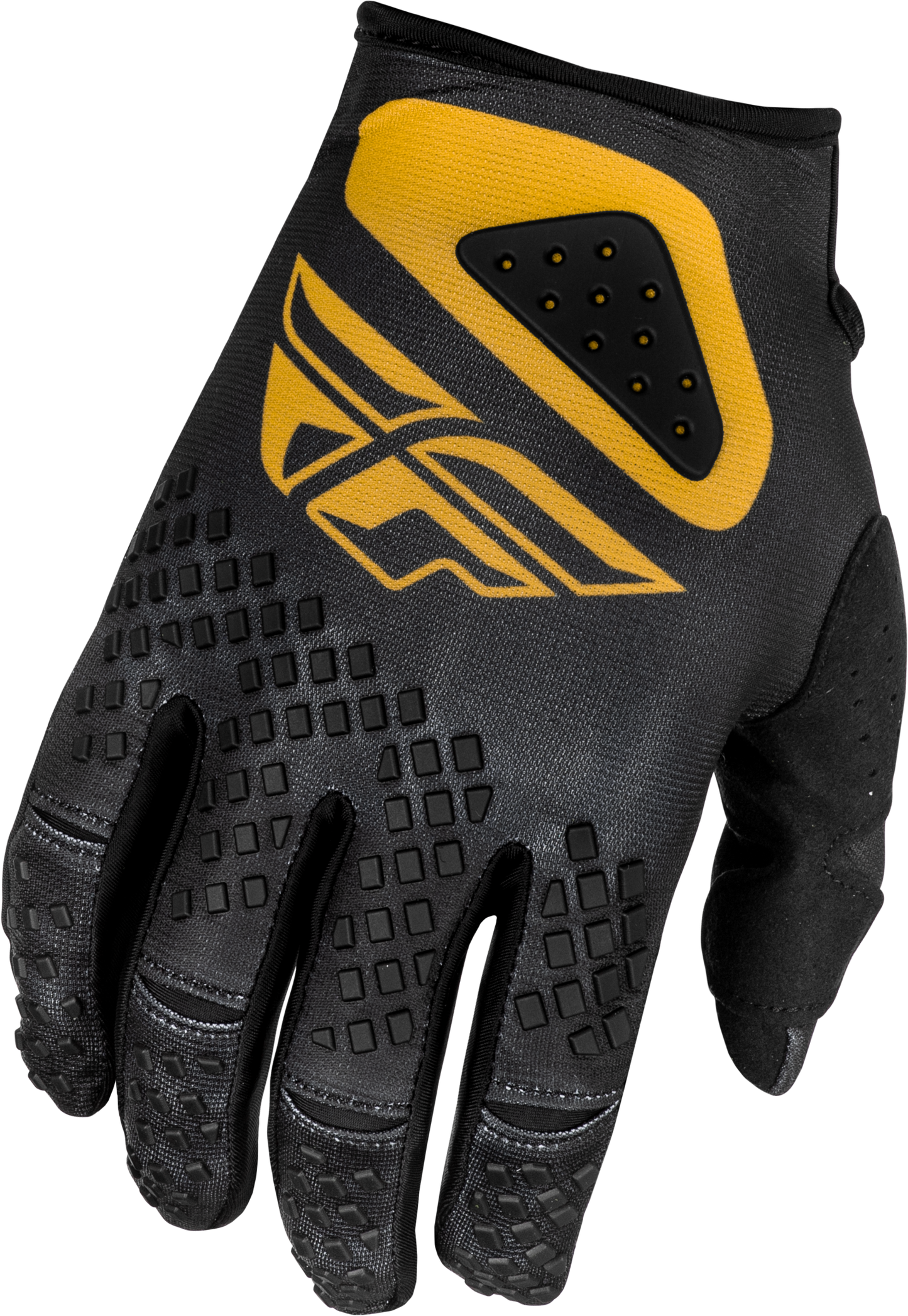 Kinetic Center Gloves Black/Gold Lg