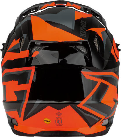 Mx 96s Splinter Helmet Black/Orange Md