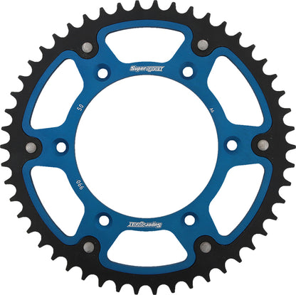 Rear Stealth Sprocket Alu/Stl 50t 520 Blu Hus/Husq/Ktm