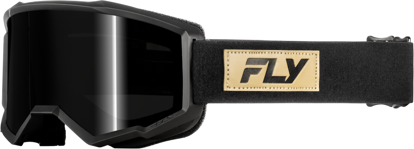 Focus Sand Goggle Black/Tan W/ Dark Smoke Lens