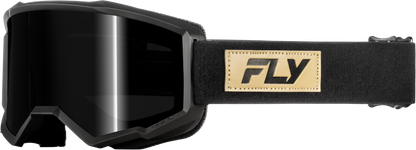 Focus Sand Goggle Black/Tan W/ Dark Smoke Lens
