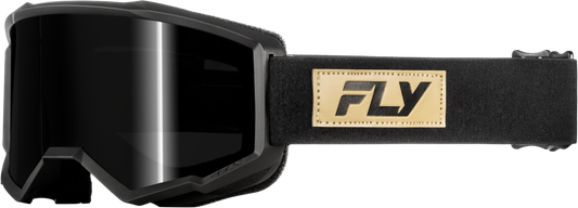 Focus Sand Goggle Black/Tan W/ Dark Smoke Lens