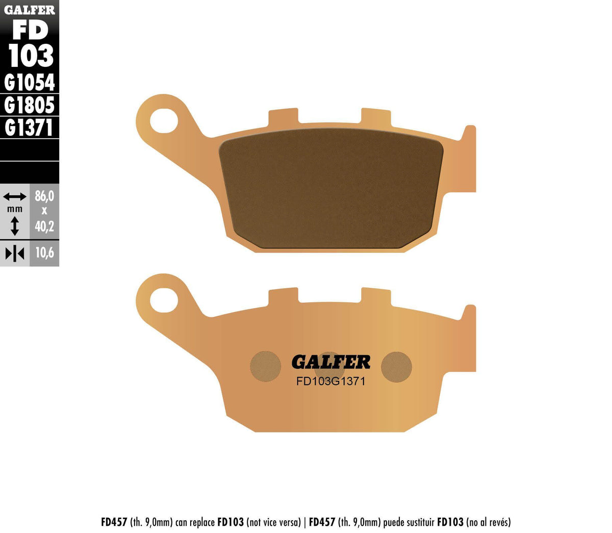 Brake Pads Sintered Fd103g1371